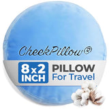 Travel PILLOW, 8 X 2" round , I use two of them for waxing my skis, in my hotel.