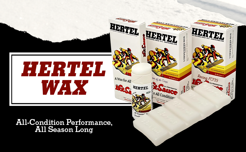Hertel SpringSolution All-Temperature Spring Ski & Snowboard Wax 340g / 12oz — Made in USA