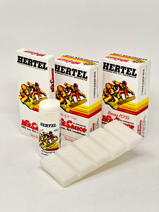 Hertel Super HotSauce all-temperature ski wax 5oz two pack value, Made in USA